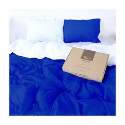 Постільна білизна MirSon Ranforce Elite Pablo Blue 220х240 King Size (2200004703671)