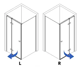Душова кабіна Rea Atlas 80x90 права chrome KPL-K4361 - мініатюра 4