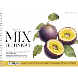 Альбом Muse MixTechnique на спіралі A4 20 аркушів в асортименті (PB-SC-020-347) - мініатюра 2
