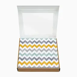 Пелюшки фланелеві Cosas Zigzag 80х100 см, сині - мініатюра 2