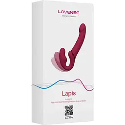 Безремінний страпон Lovense Lapis vibrating Strapless Strap-on - мініатюра 9