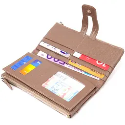 Жіночий шкіряний гаманець Canpellini 19х9.5х1.5 см acs0025142 - мініатюра 5