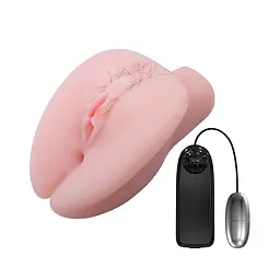 Мастурбатор Baile Little Butt Multispeed Vibrations вагіна та анус з вібрацією, 17.1 см