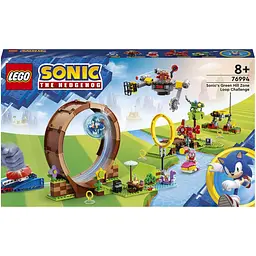 Конструктор LEGO Sonic Змагання петлі Соніка на зеленому пагорбі 802 деталі (76994)