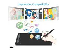 Графічний планшет XP-Pen Deco MW Black - мініатюра 8
