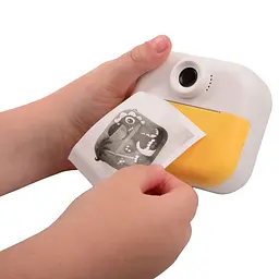 Дитяча камера-принтер DIY Toys Динозавр блакитна (CJ-4978946-B) - мініатюра 7