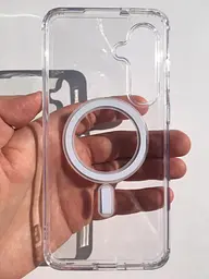 Чохол протиударний для Samsung Galaxy S25 FE (S731) Clear Case Ultra Hybrid with MagSafe Прозорий - мініатюра 5