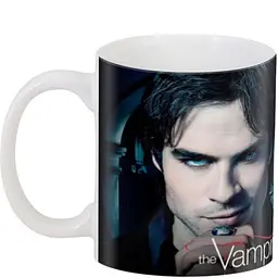 Кухоль GeekLand The Vampire Деймон та Стефан Фанкарт VD.002.23 330 мл білий - мініатюра 3