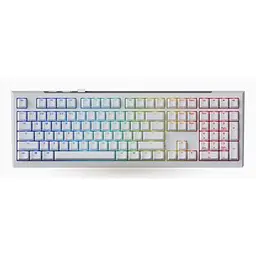 Клавіатура Ducky One X Magnetic Switch Wireless UA White (ON2408AST3-DAUSPDOECL2WW1)