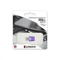Флешка Kingston 256 GB DataTraveler microDuo 3C (DTDUO3CG3/256GB) - мініатюра 8