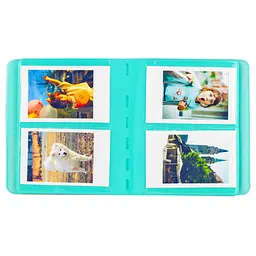 Фотоальбом для Fujifilm Instax Mini (12, 11, 40, 70, 90, 99, EVO, Link, Liplay) Polaroid 300, Z2300 на 64 фото, бірюзовий  - мініатюра 2