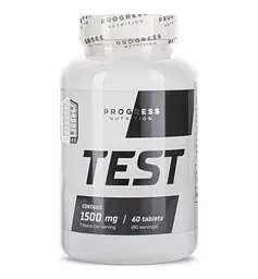 Стимулятор тестостерону Progress Nutrition Test 1500 mg, 60 таблеток