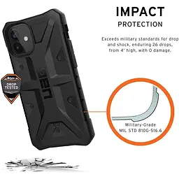 Оригінальний протиударний чохол UAG Pathfinder для iPhone 12 Mini (5.4") Black (112347114040) - мініатюра 9