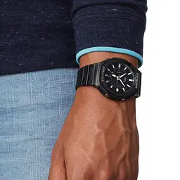 Чоловічий годинник Casio GA-2100-1A Чорний ( AT1141-0071 ) - мініатюра 4