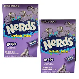 Порошковий напій Nerds PwdMix Grape 6 стіків 16.2 г - мініатюра 4