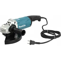 Шліфмашина кутова мережева Makita GA9061R (230 мм, 2200 Вт, 6600 об/хв, SJS II)