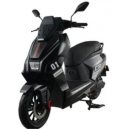 Електроскутер Двомісний Crosser CR22 (2500W, 72V/35Ah) Чорний - мініатюра 2