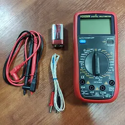Мультиметр цифровий VC9208N, професійний тестер, вольтметр з термопарою - мініатюра 5