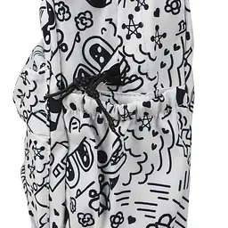 Рюкзак підлітковий No Brand 5154 31х13 см White-Black 13081-84480 - мініатюра 5