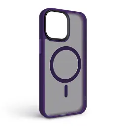 Чохол ArmorStandart Uniq Magsafe для Apple iPhone 15 Pro Max Purple - мініатюра 2