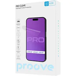 Гідрогелева захисна плівка Proove Hydrogel Screen Protective PRO Size S Clear (GGPR11801150) [61195]