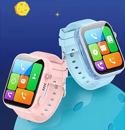Дитячий смарт годинник Lemfo T-02 з прослуховуванням, 4G SIM-картою, відеодзвінками, GPS геолокацією, текстовим і голосовим чатом та кнопкою SOS Зелений - мініатюра 3