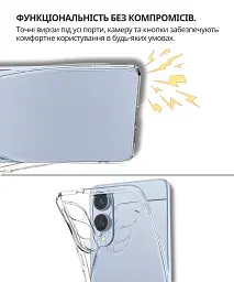 Чохол до мобільного телефона BeCover Silicone Samsung Galaxy S25 Edge SM-S937 Transparent (714678) - мініатюра 2