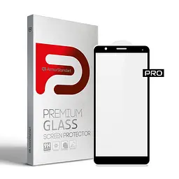 Захисне скло на ZTE Blade A31 з олеофобним покриттям, Pro, повне проклеювання, антистатичний і пиловідштовхуючий шар, 9H, самоклеючеся, 2.5D, на весь екран, антистатичний клей, ArmorStandart (ARM60625)