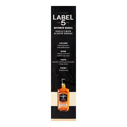 Віскі Label 5 Bourbon Barrel Single Grain Scotch Whisky 40% 1 л у подарунковій упаковці - мініатюра 4