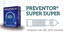 Презервативи Preventor Super Duper ваніль 3 шт - мініатюра 2