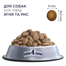 Сухий корм для собак усіх порід Club 4 Paws з ягнятком та рисом 14 кг B4530801 - мініатюра 2