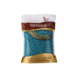 Гарячий плівковий віск у гранулах Hard Wax Beans Turquoise 500 г — професійний віск для депіляції без смужок