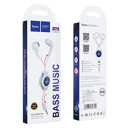 Навушники Hoco Easy clip telescopic earphones M68 HiFi - мініатюра 2