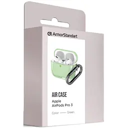 Чохол для навушників Armorstandart Air для Apple Airpods Pro 3 Green (ARM88305) (ARM88305) - мініатюра 3