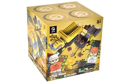 Конструктор блоковий QB300-204 "Block&Steps: Мегабудівник" + ходилка та меморі гра 3в1, 125дет. qbee - мініатюра 2