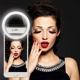 Кільце для селфі Selfie Ring Light з підсвічуванням White (my004) - мініатюра 5