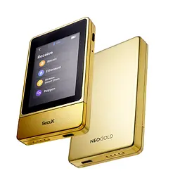 Апаратний гаманець SecuX NeoGold з сенсорним екраном, Bluetooth та USB-C Gold - мініатюра 2