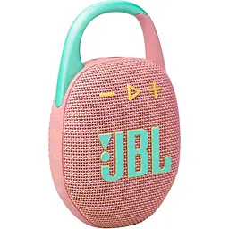 Колонка портативна 1.0 JBL Clip 5 Pink, 1.0 - канальний звук, 7 Вт, USB, Bluetooth - мініатюра 2