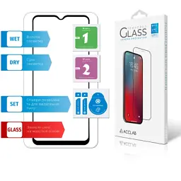 Скло захисне ACCLAB Full Glue Nokia C32 Black (1283126582219) - мініатюра 7