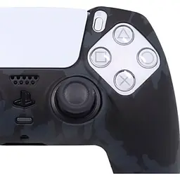 Чохол на геймпад Silicone Case для Sony DualSense Black Camouflage [86747] - мініатюра 2