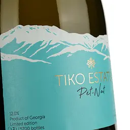 Вино ігристе Tiko Estate Pet-Nat біле сухе 0.75 л - мініатюра 3