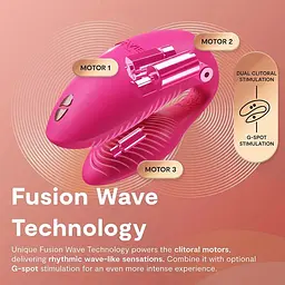 Вібратор We-Vibe Chorus Pro Electric Pink для пар зі смарт-управлінням - мініатюра 9