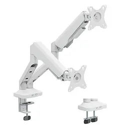 Кронштейн настольный для 2 мониторов 17-35 дюйма Officepro MA-442-W White - мініатюра 9