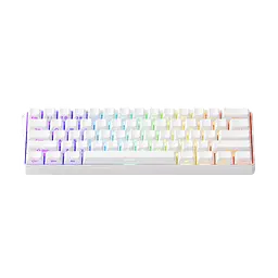 Клавіатура Akko MonsGeek FUN60 Pro RGB Side Printed White (AXM-FUN60PRO-SP-W)