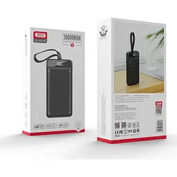 Зовнішній акумулятор XO PR156 30000mAh 22.5W Black [123251] - мініатюра 5