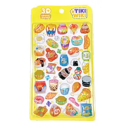 Набір 3D-наліпок Тікі смаколики Tiki Wiki 51368 серії Crystal