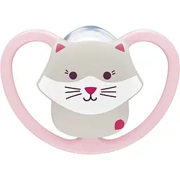 Пустушка Nuk Perfect Match Air силіконова розмір 2 6-18 міс. кішка (3954157)