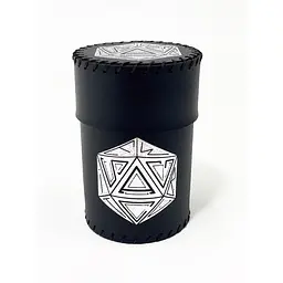 Настільна гра Планета Ігор Чаша для кубиків D20 (чорна) (Dice cup D20 black) (pi-dc004)