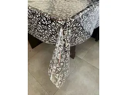 Клейонка SELENA силіконова 1,35м х 30м ПВХ, Silikon "Квітка біла"