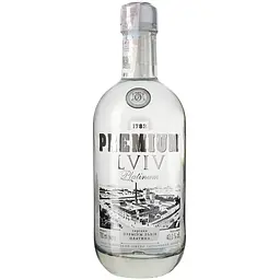 Горілка Premium Lviv Платина 40% 0.7+2 стакани - мініатюра 2